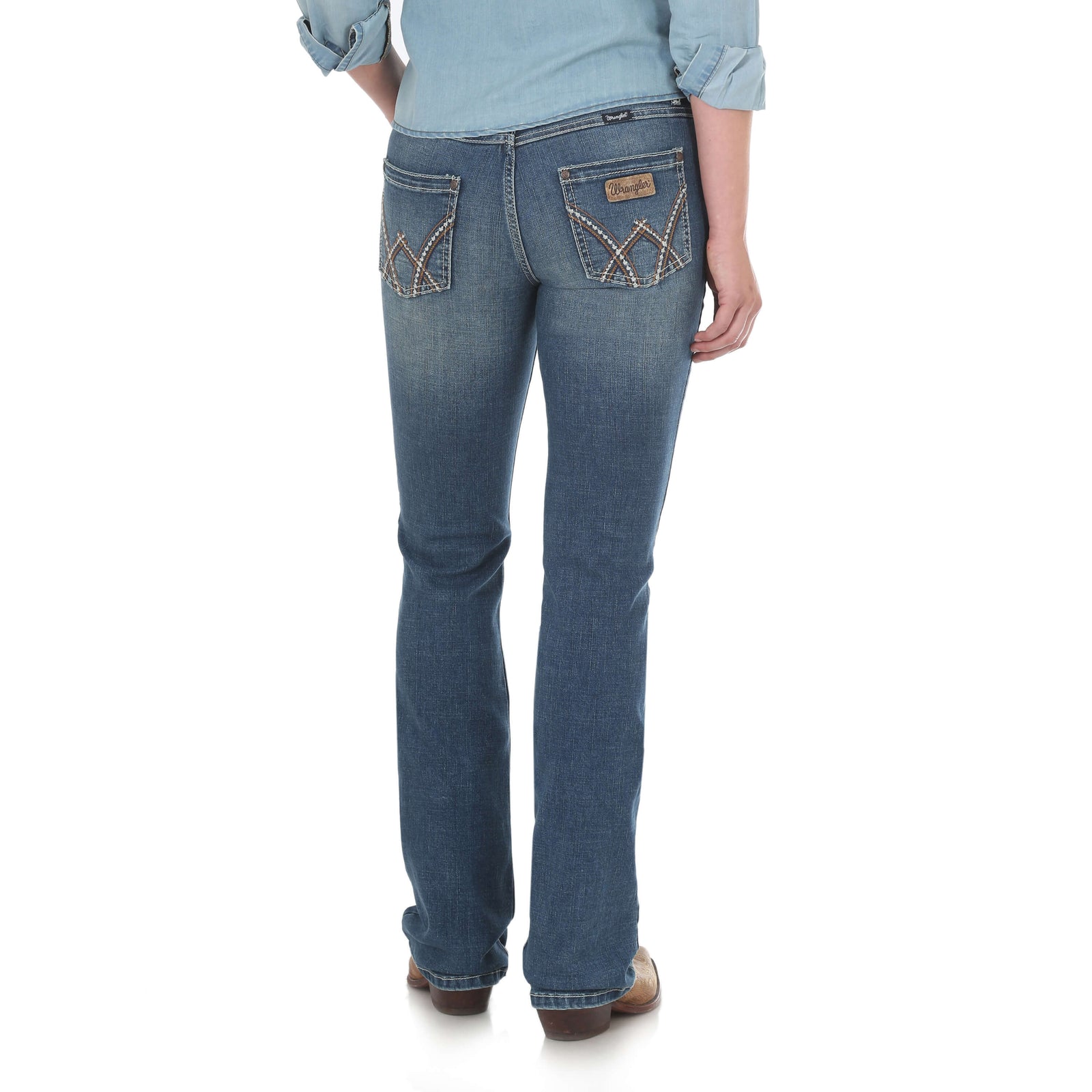 Wrangler Women's Mae Retro Mid Rise Jean