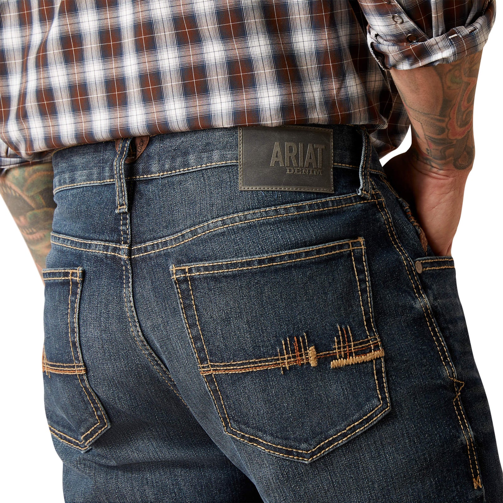 Ariat Men's M4 Derek Relaxed Fit Boot Cut Jean