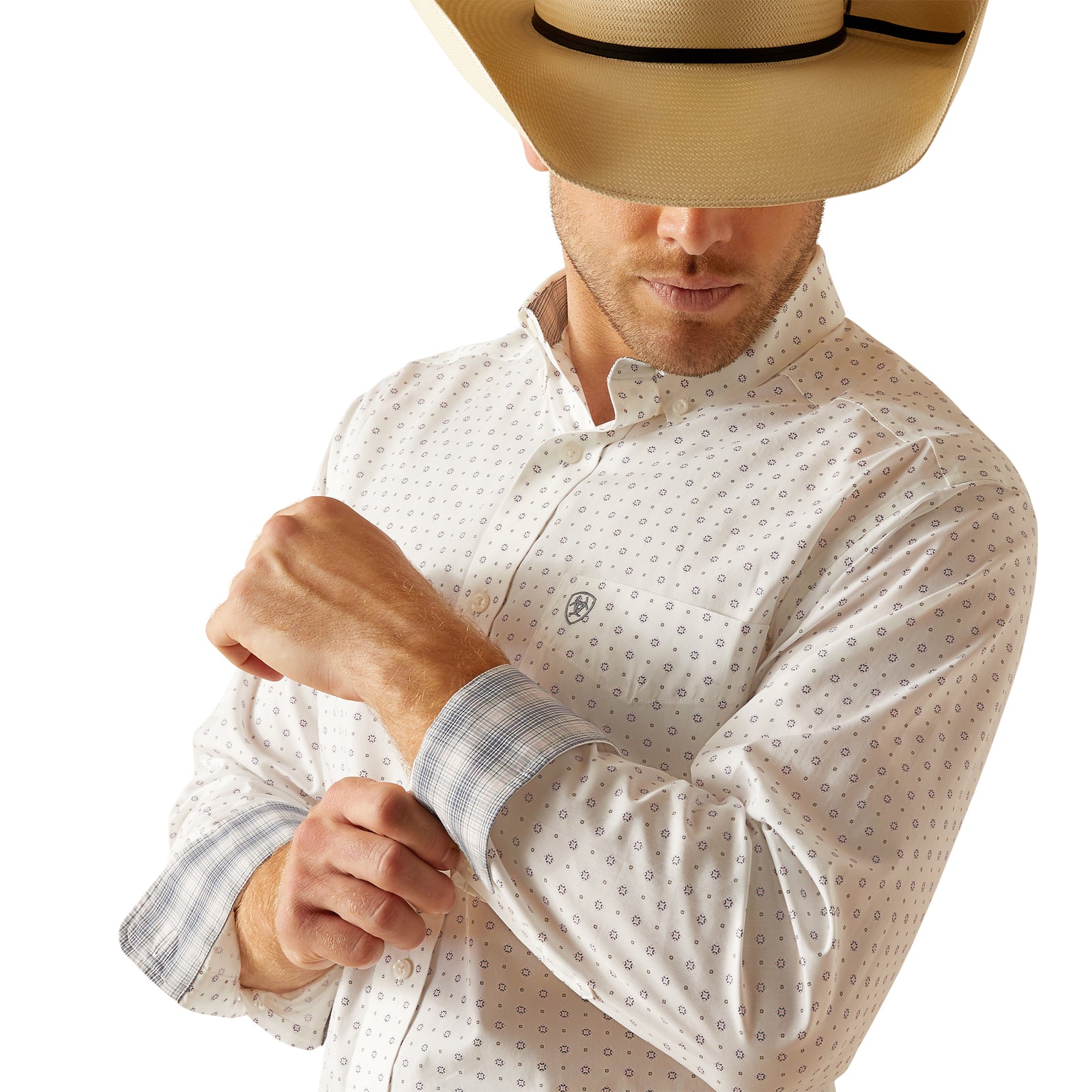 Ariat Men's Ogden Wrinkle Free L/S Western Shirt