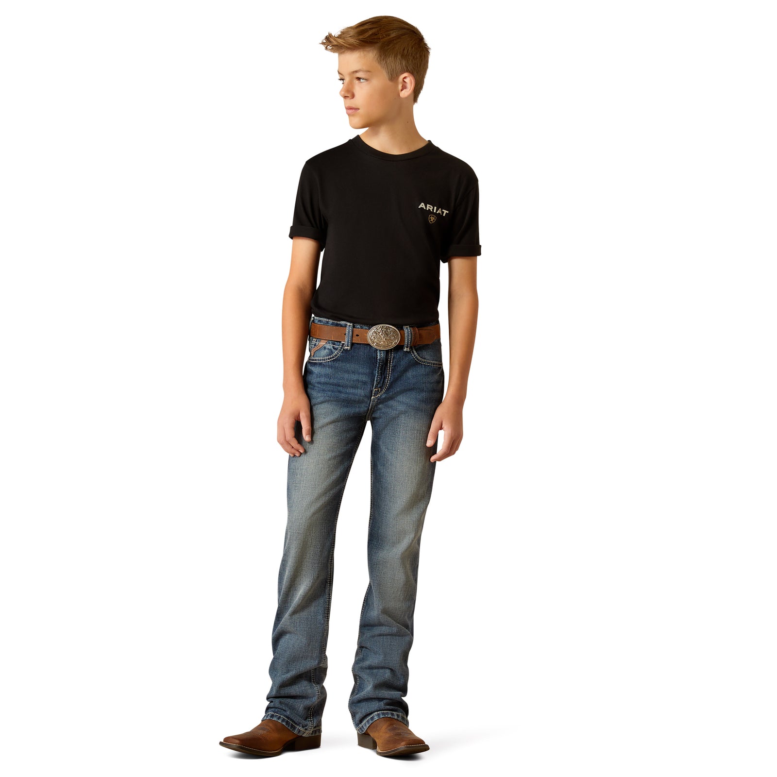 Ariat Boy's B4 Challenger Boot Cut Jean