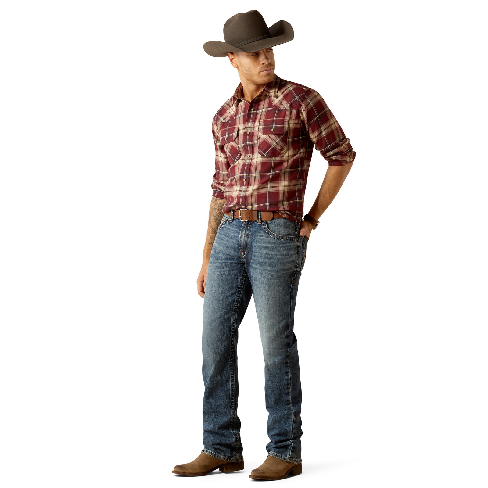 Ariat Men's M5 Straight Smokey Straight Leg Jean