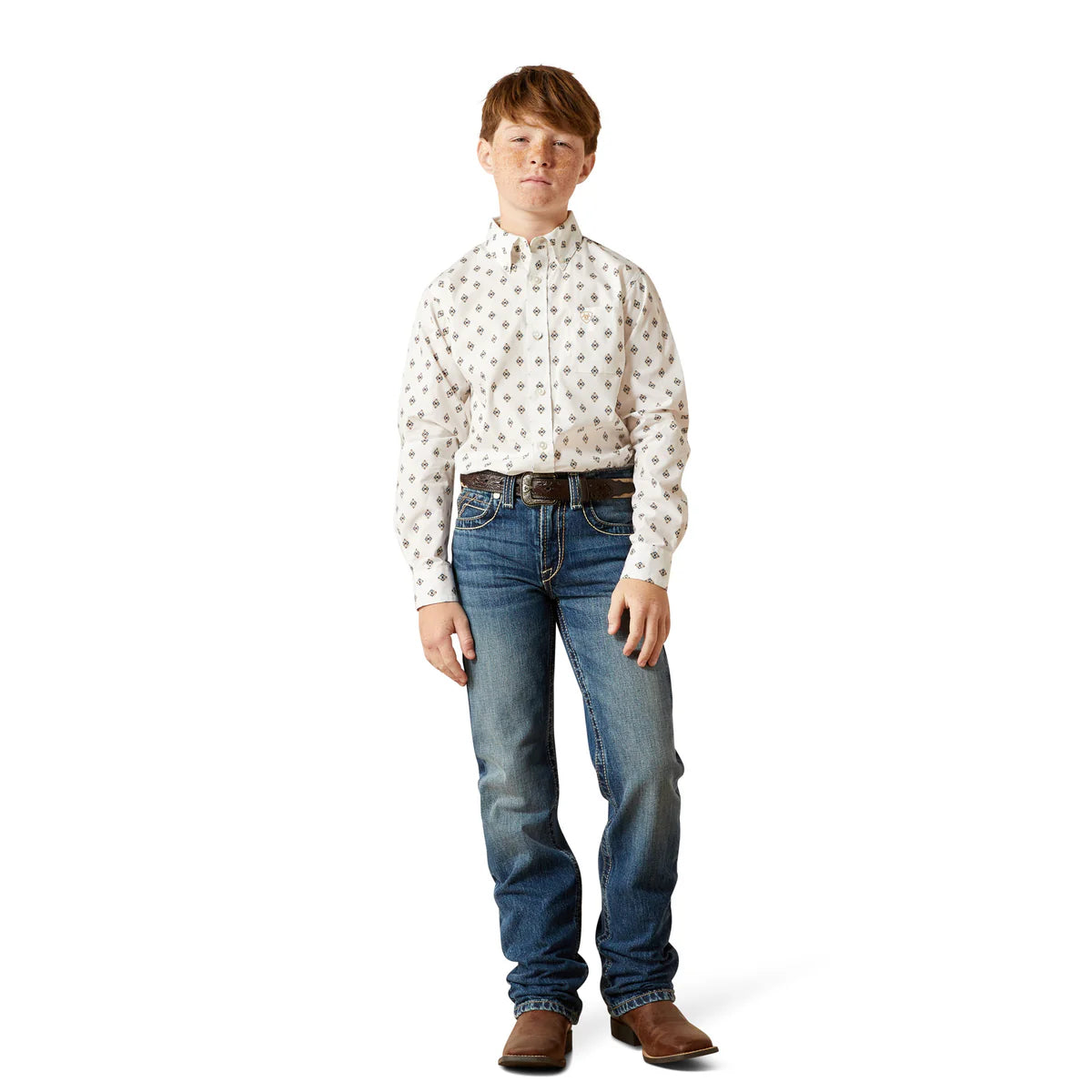 Ariat Boy's Thell Classic Fit Western Shirt