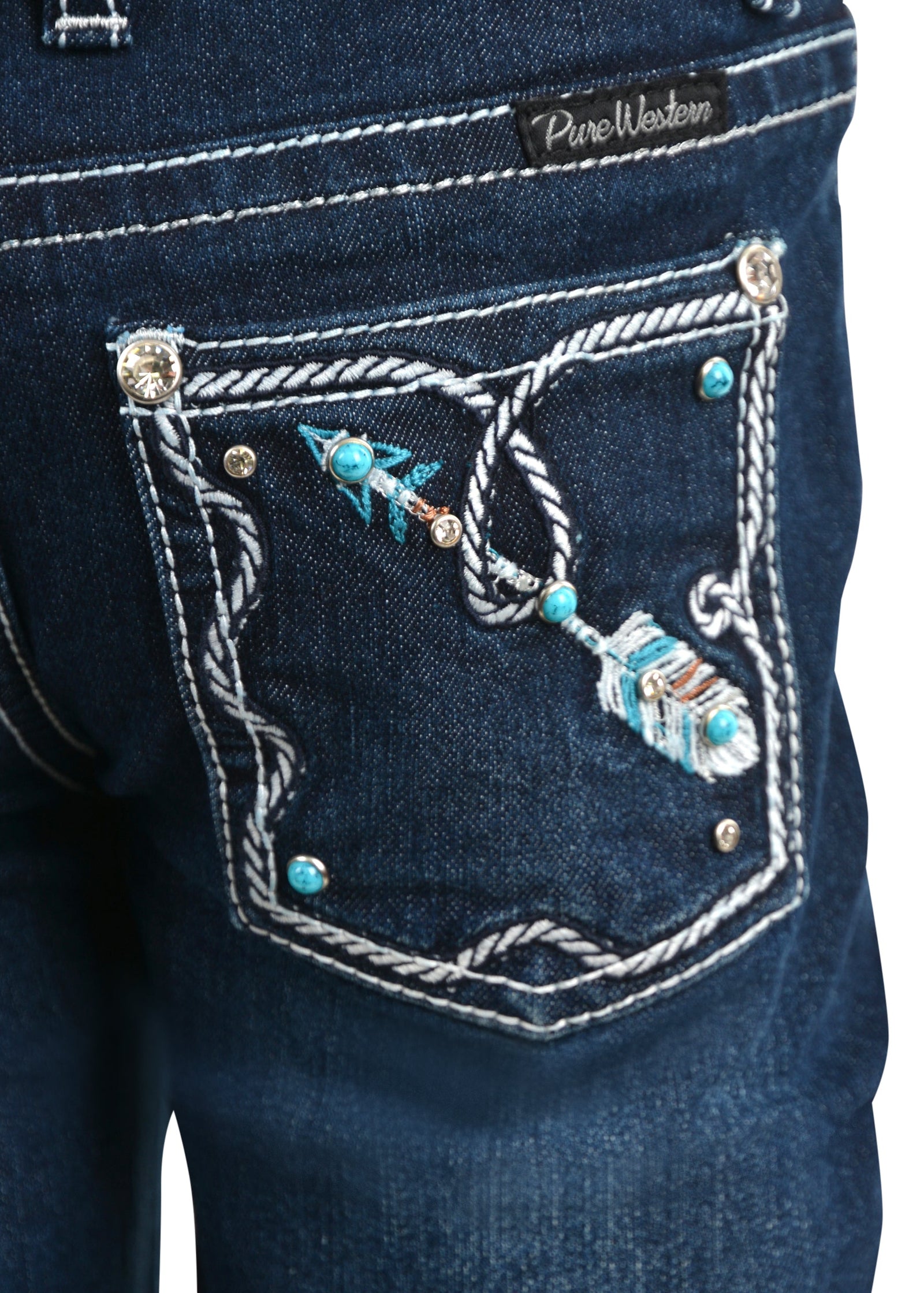 Pure Western Girl's Rhian Boot Cut Jean Pure Western