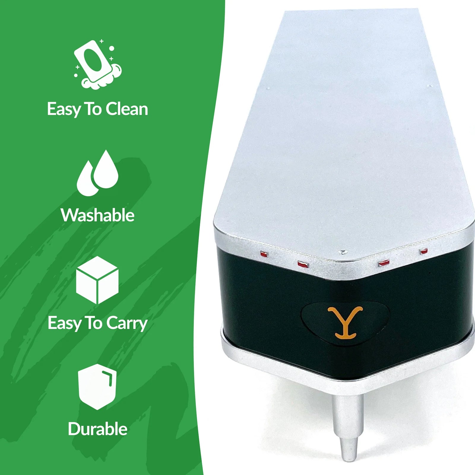 Big Country Toys Dutton Ranch Trailer. Product with features listed on a green background