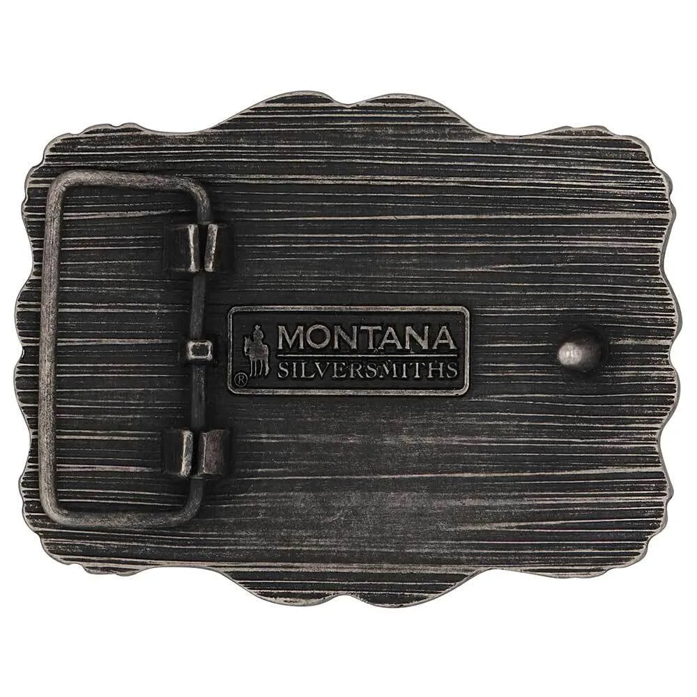 Montana Silversmith Framed Longhorn Attitude Buckle