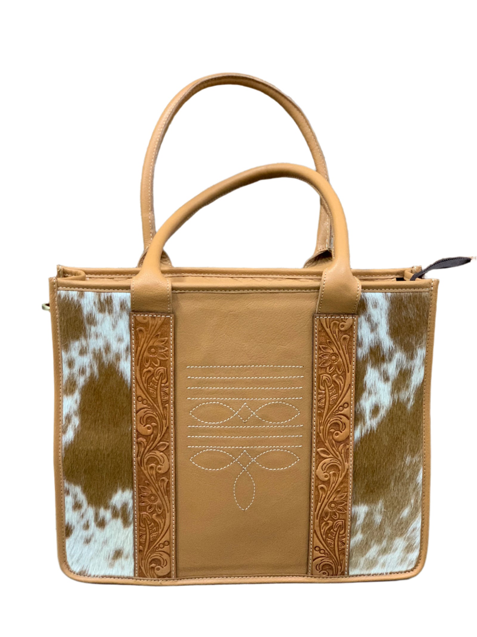 Women's Norman Stitched Leather Handbag