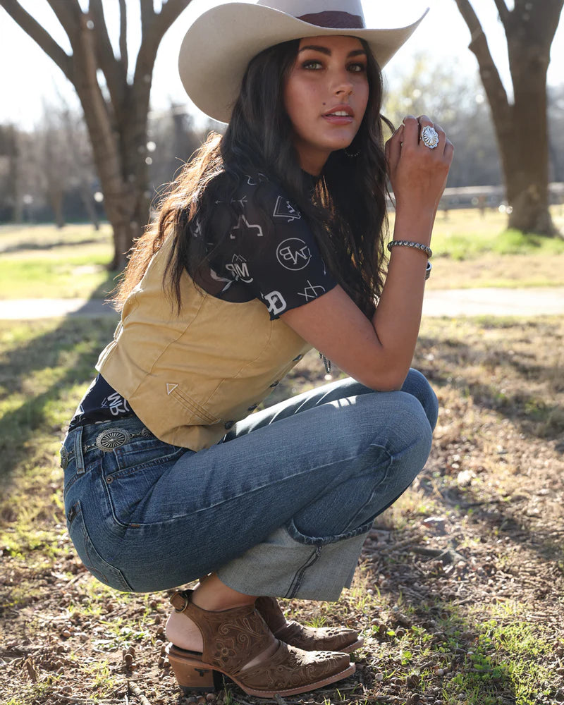 Cruel Denim Women's Cropped Vest