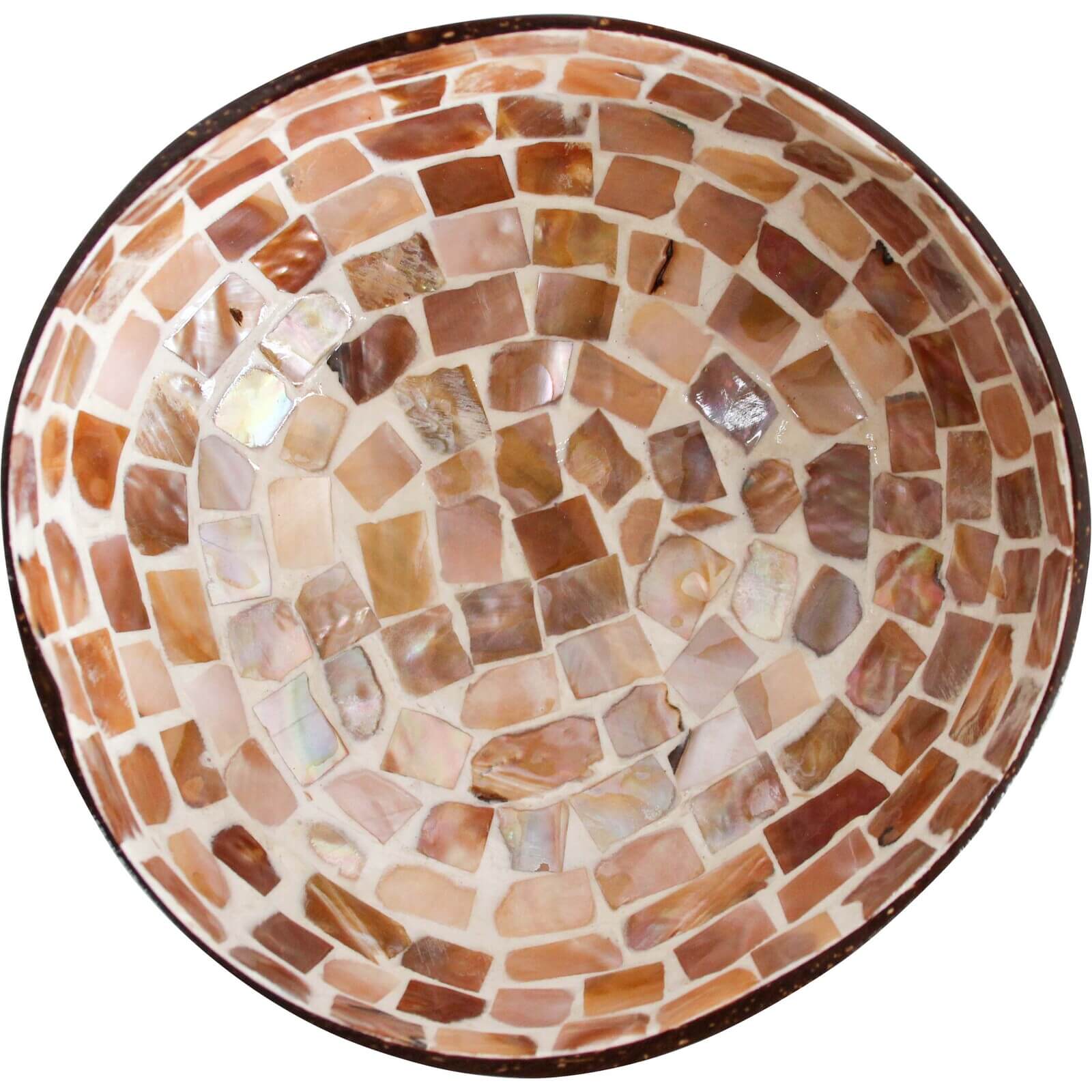 Coco Bowl Natural Quartz. A natural quartz bowl with a solid pattern and visible layers, approximately 13x13x6 cm in size.
