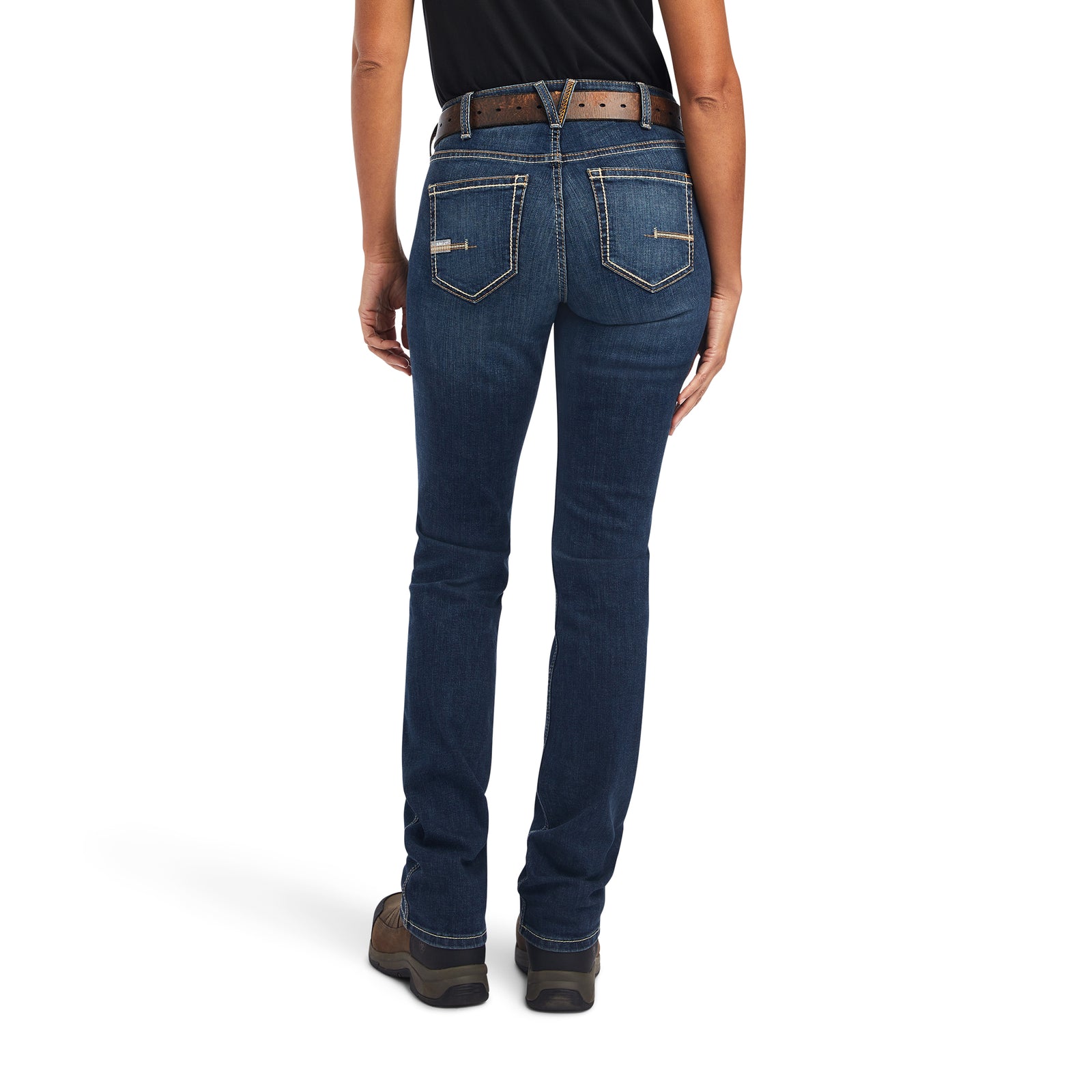 Ariat Women's Rebar Perfect Rise Straight Leg Work Jeans
