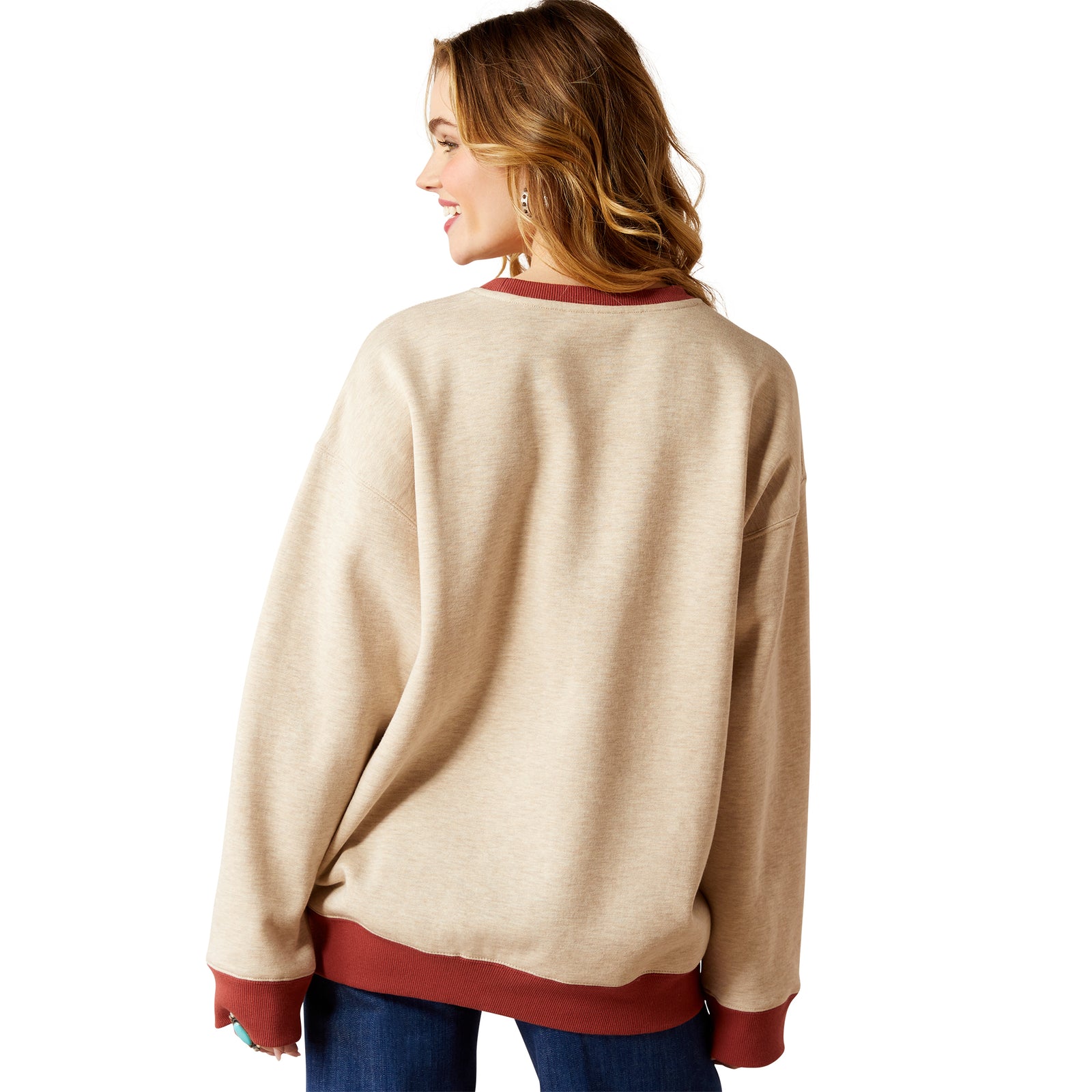 Ariat Women's Roughstock Oversized Crew Sweatshirt