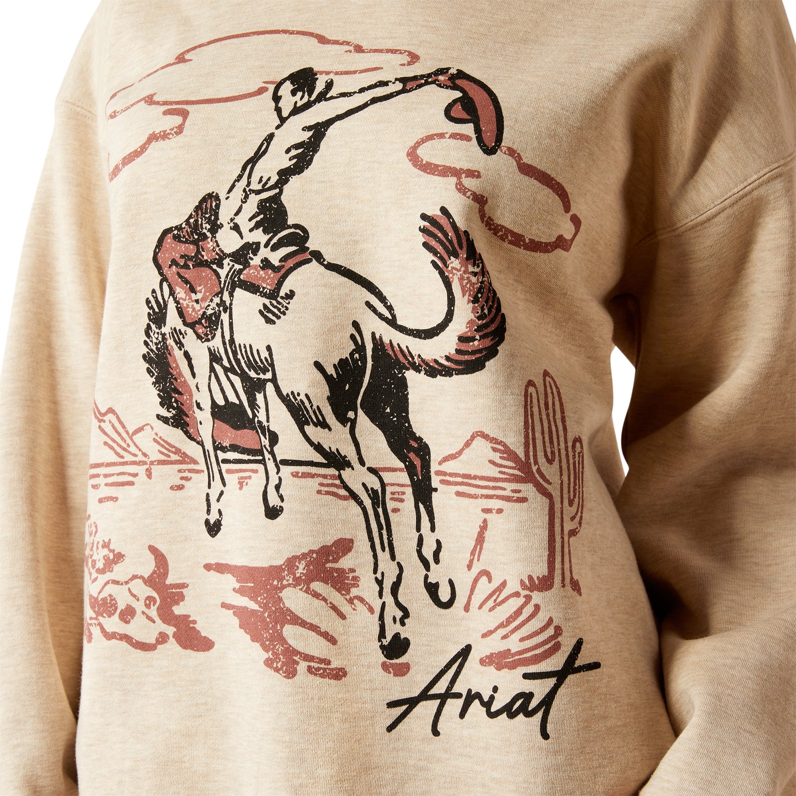 Ariat Women's Roughstock Oversized Crew Sweatshirt