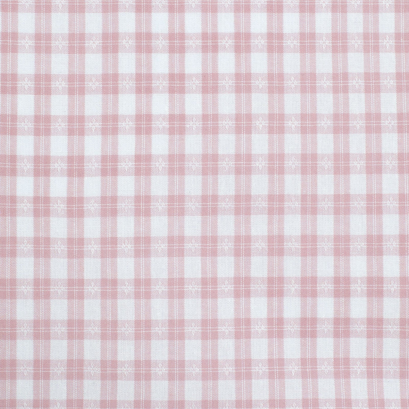 Pink and white gingham pattern