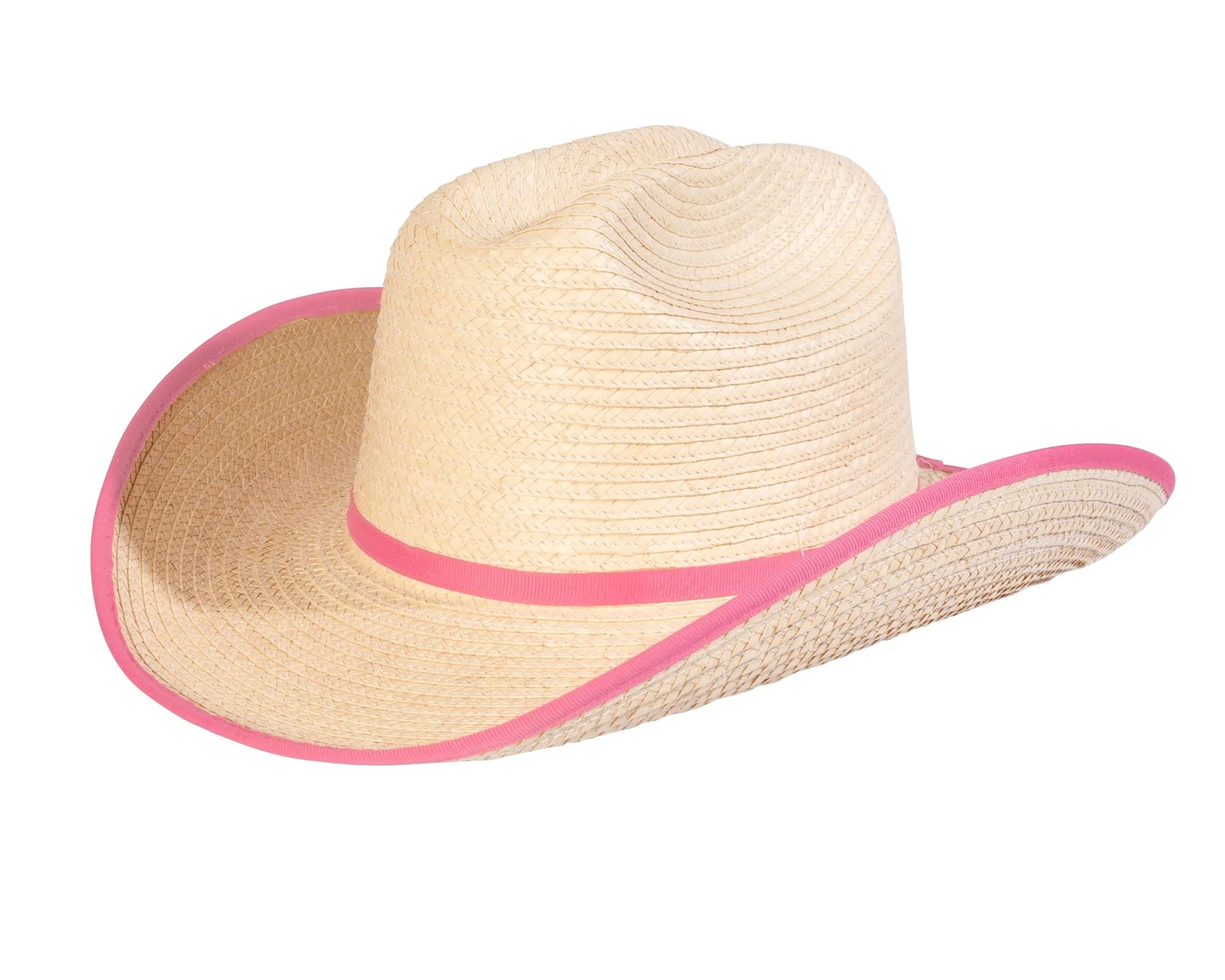 Sunbody Cattleman Kids Bound Palm Leaf Hat