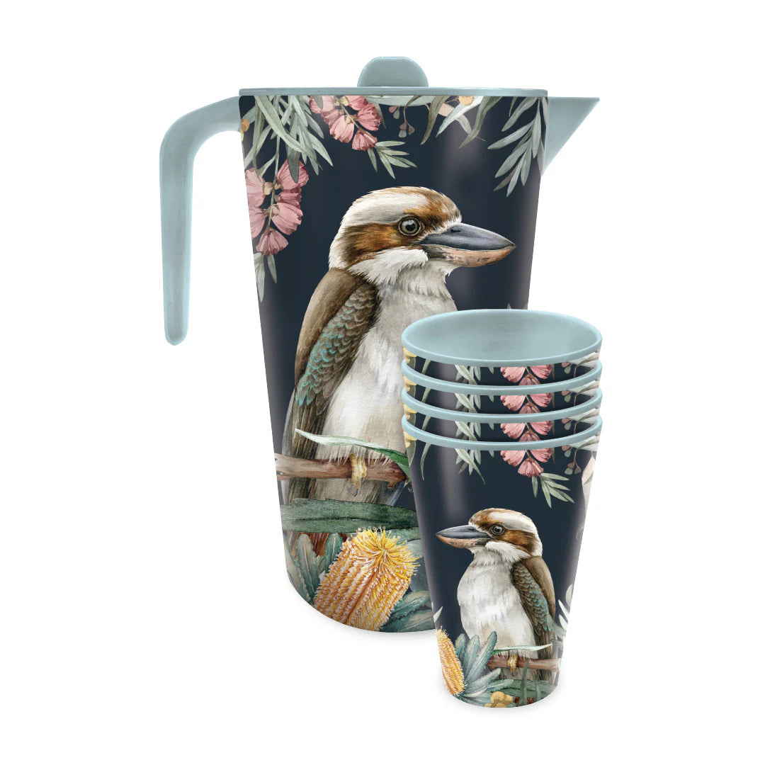 Lisa Pollock - Melamine Jug & Cup Set - Bush Guardian