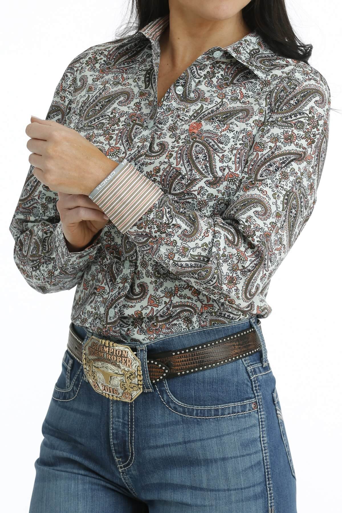 Cinch Women's Paisley L/S Western Shirt