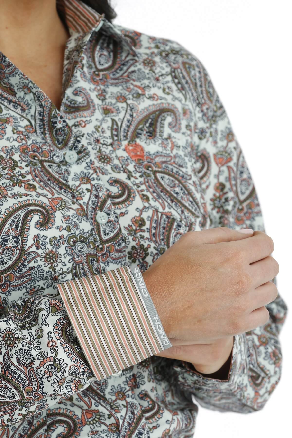 Cinch Women's Paisley L/S Western Shirt