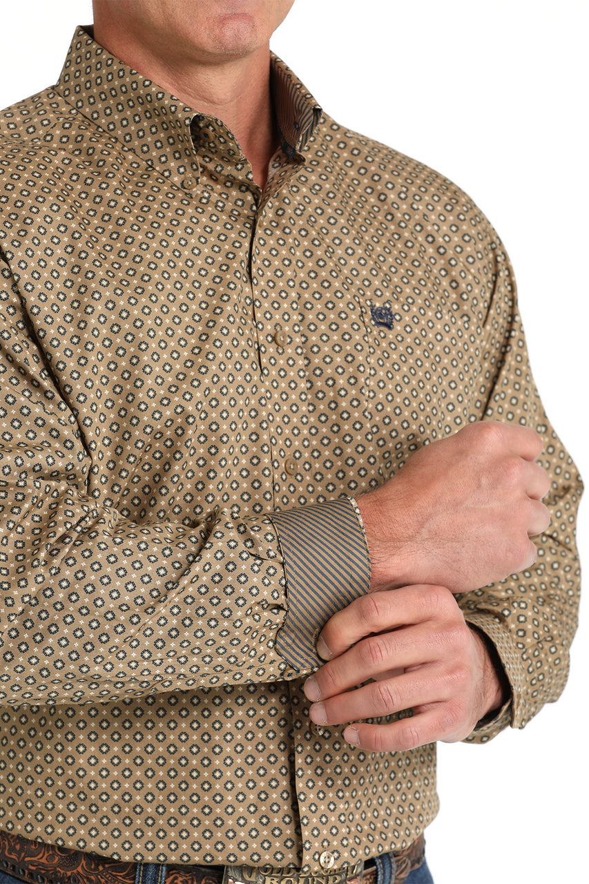 Cinch Men's Geometric L/S Western Shirt