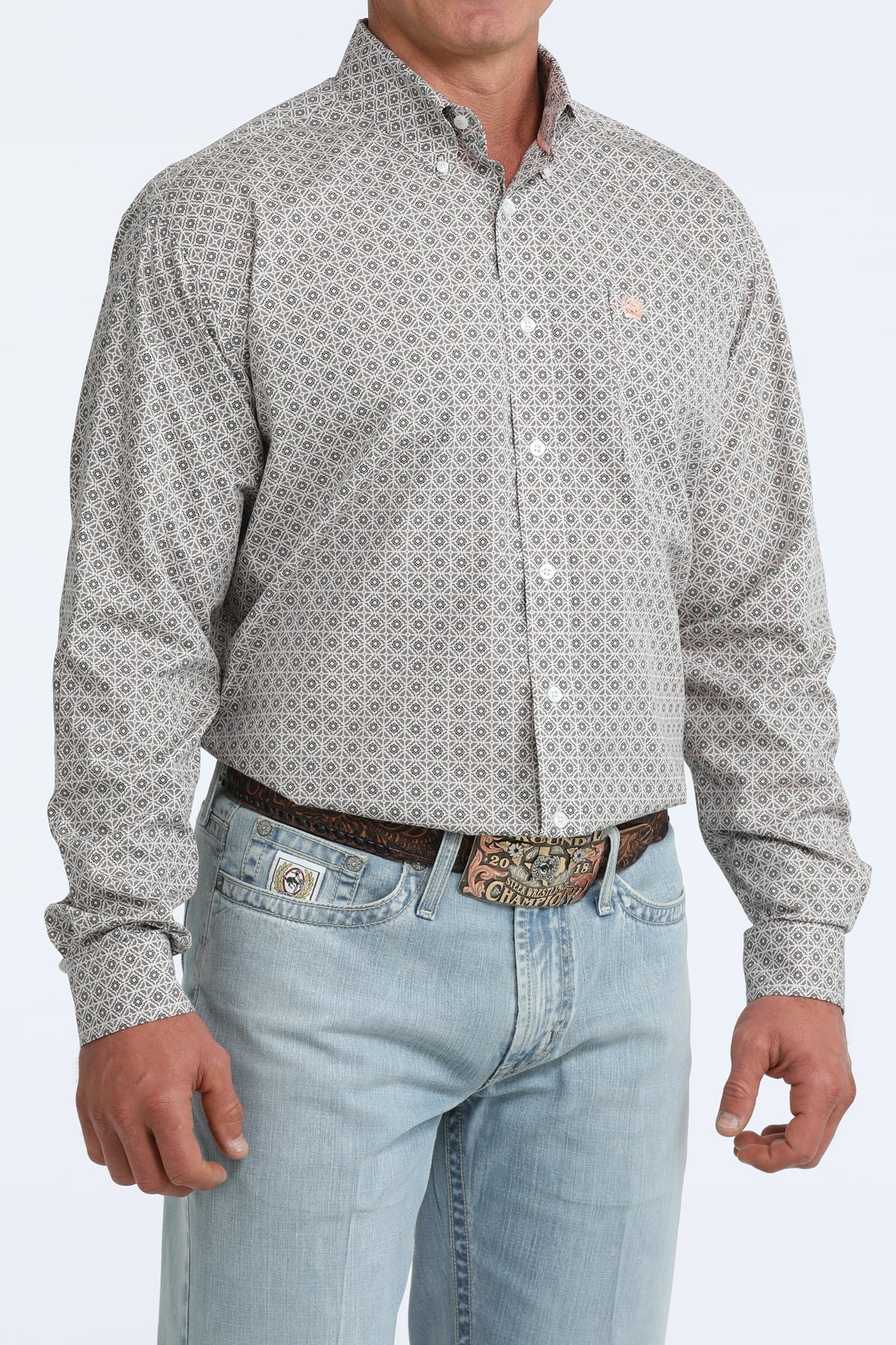 Cinch Men's Classic Fit Long Sleeve Western Shirt
