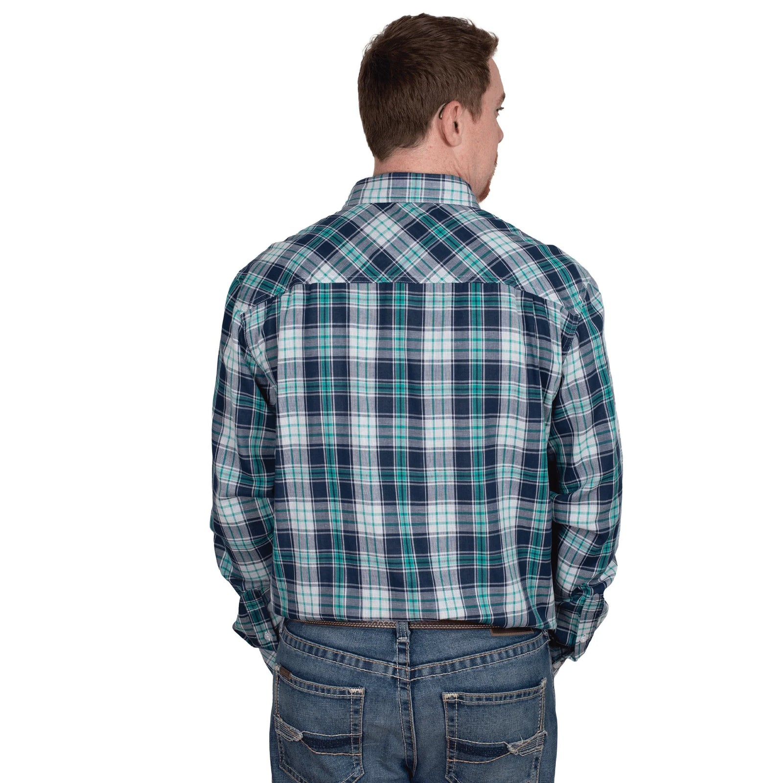 Just Country Men's Austin L/S Print Workshirt