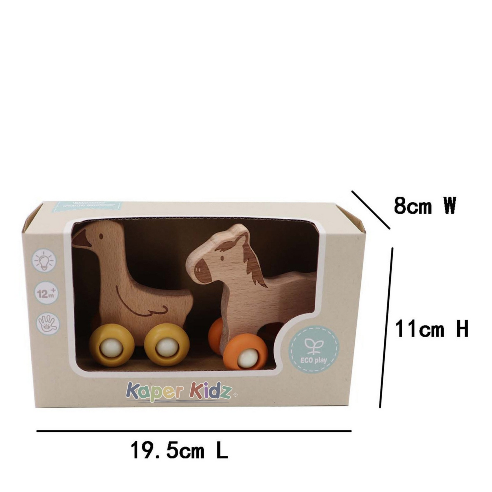 EcoWheels Farm Movers Horse & Duck Eleganter