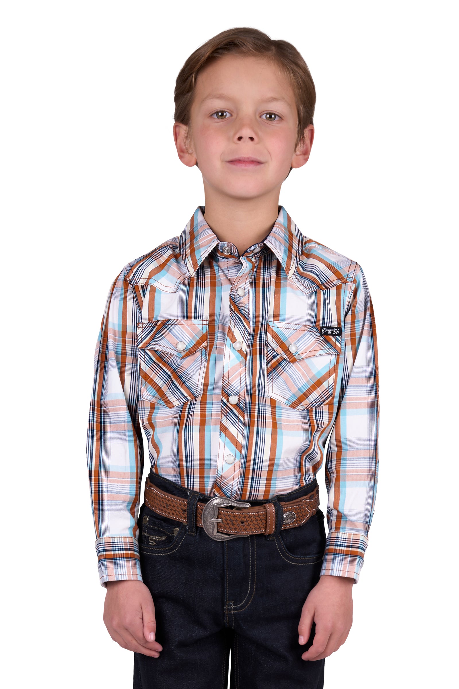 Pure Western Boy's Axel L/S Western Shirt