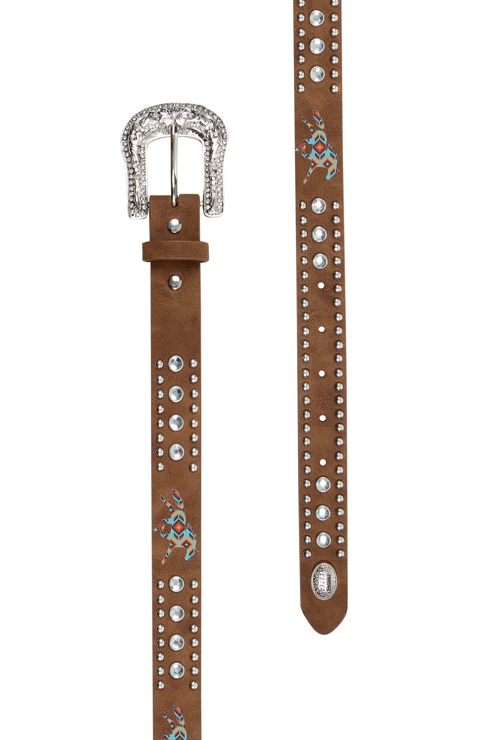 Pure Western Girl's Nancy Western Belt