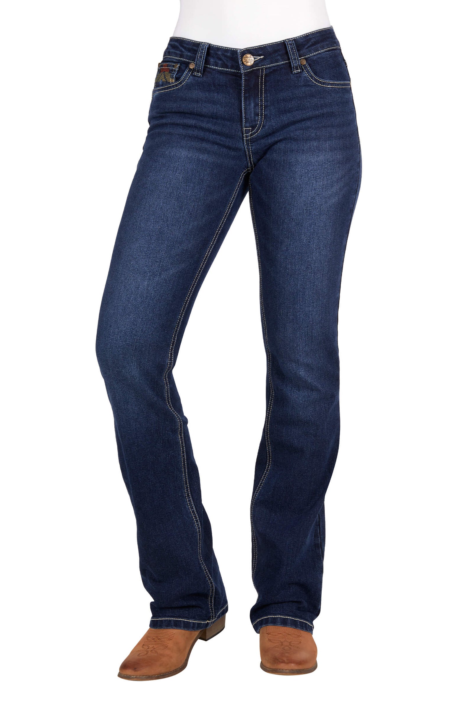 Pure Western Women's Ola Relaxed Rider Jean