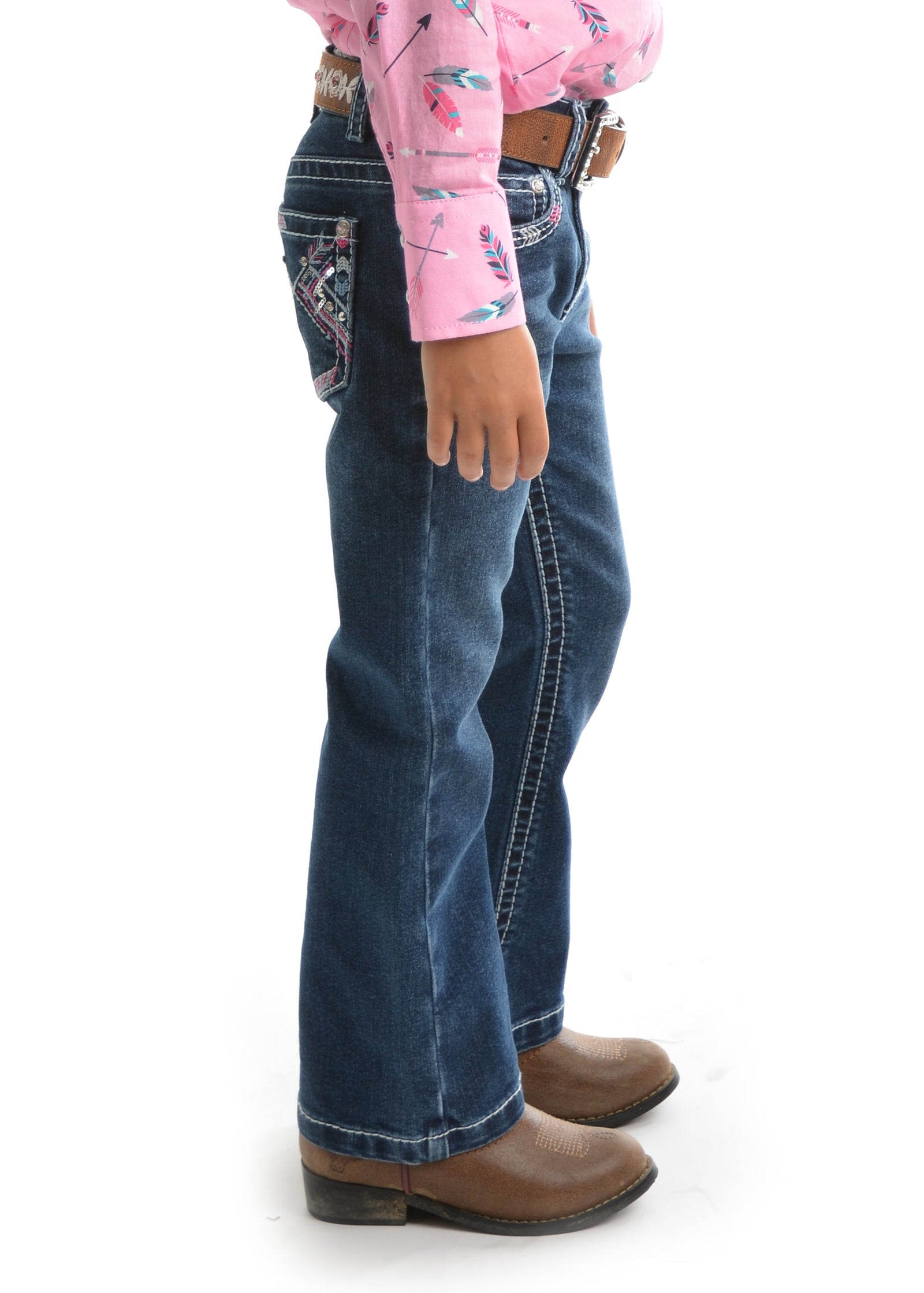 Pure Western Girl's Holly Boot Cut Jean Pure Western