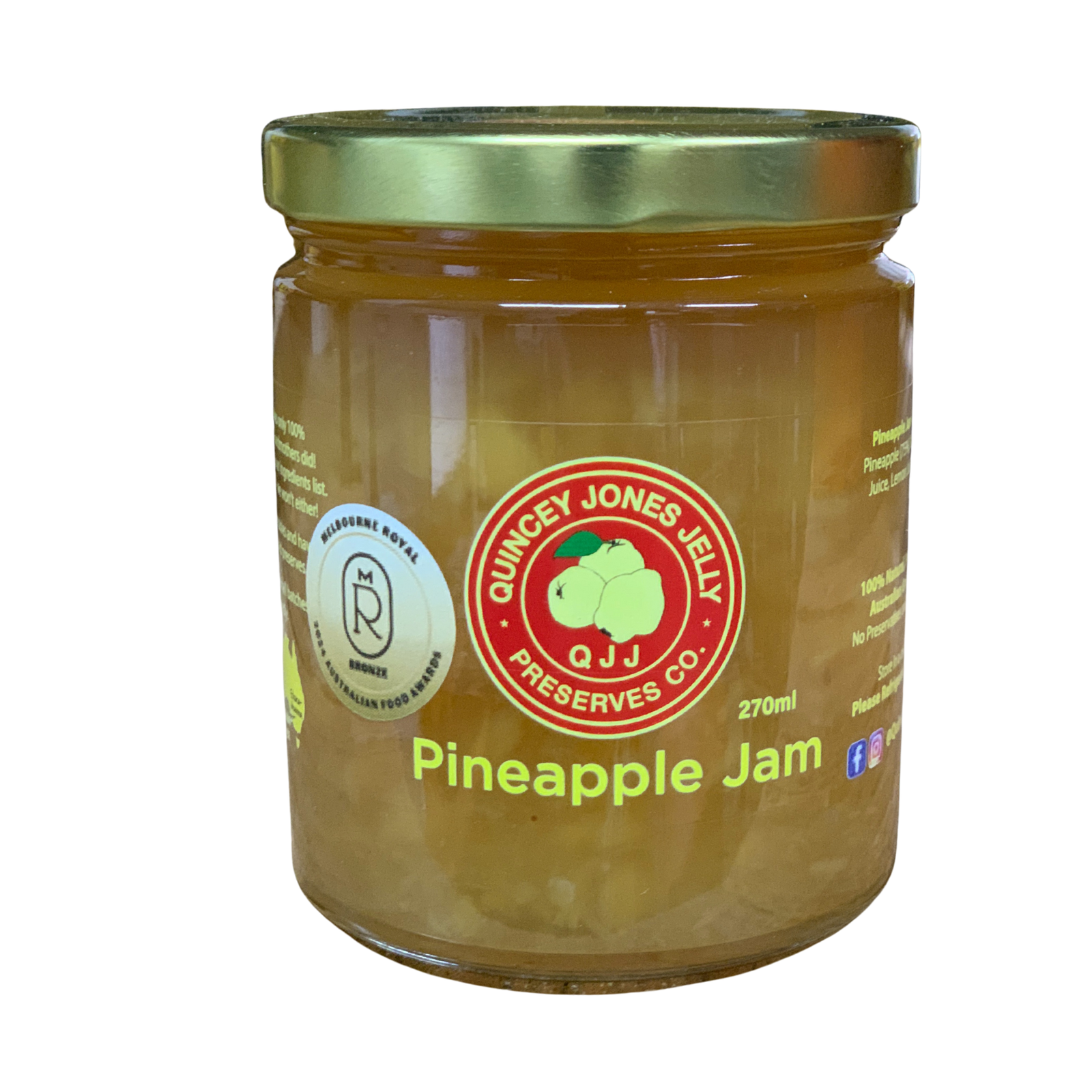 Quincey Jones 270ml Pineapple Jam