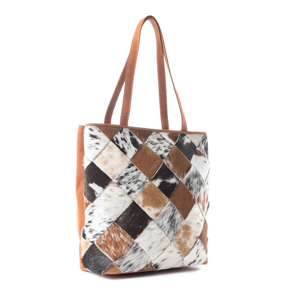 Myra Pecos Rising Weave Pattern Concealed-Carry Bag