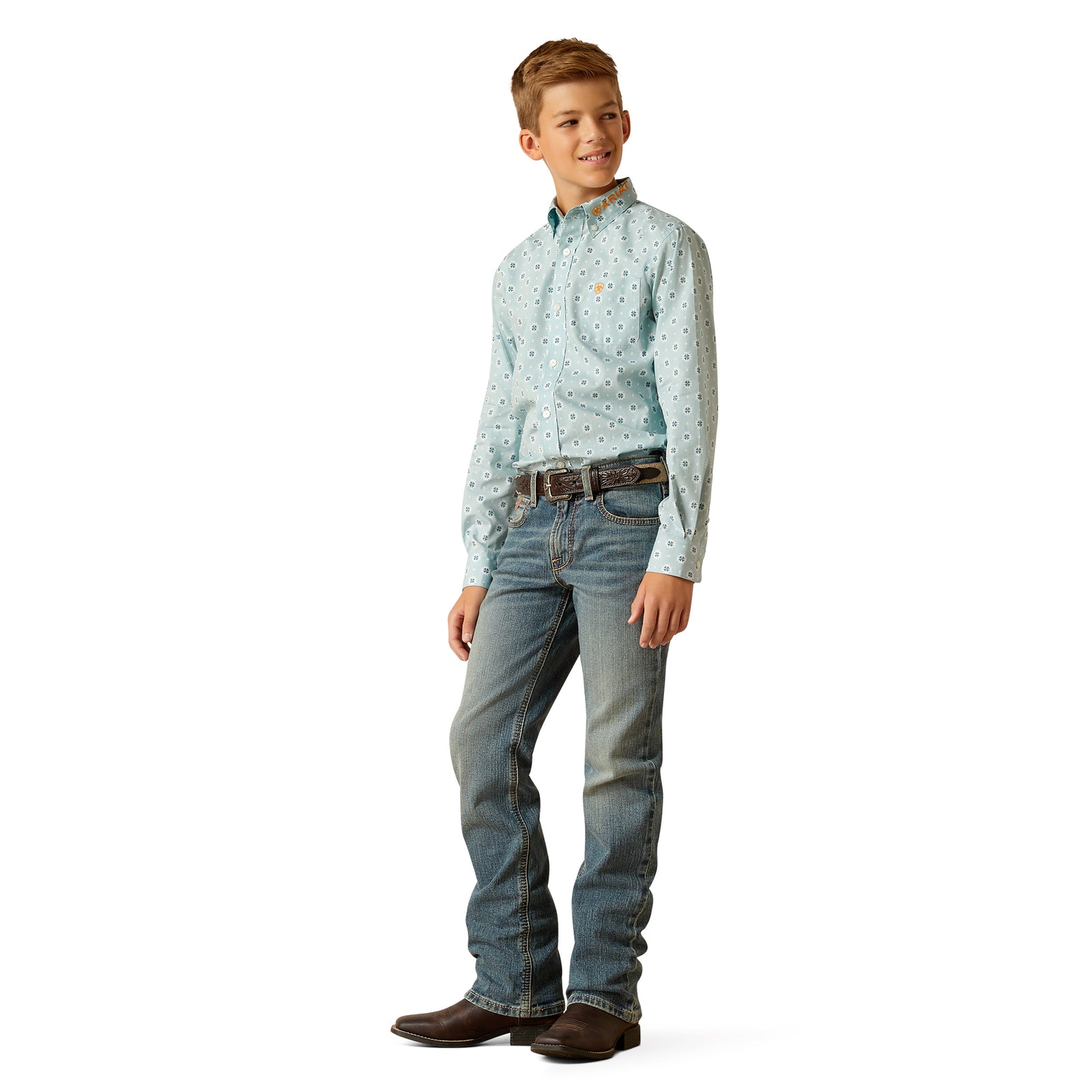 Ariat Boy's Team Colton Classic Fit L/S Shirt