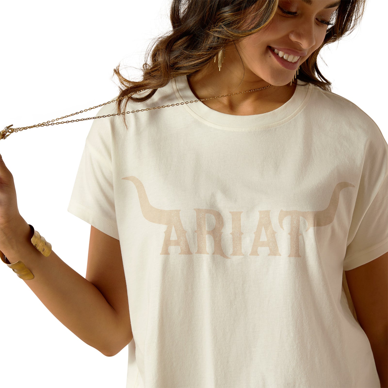 Ariat Women's Wild Hat Cropped S/S T-Shirt