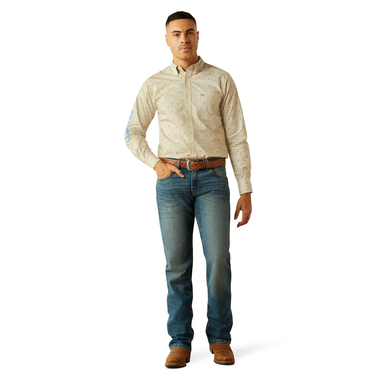 Ariat Men's Team Alder Fitted L/S Fitted Shirt