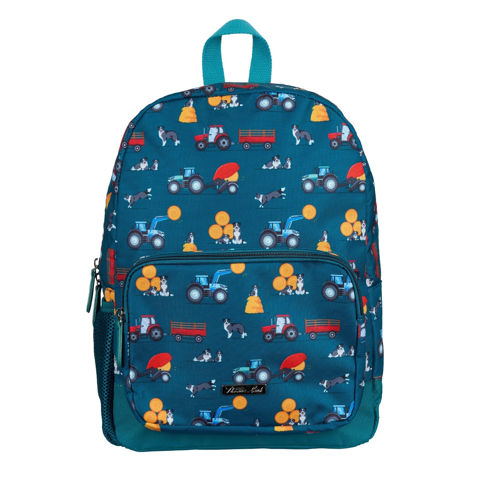 Thomas Cook Boy's Rory Backpack. Children's backpack with vehicle pattern on a white background