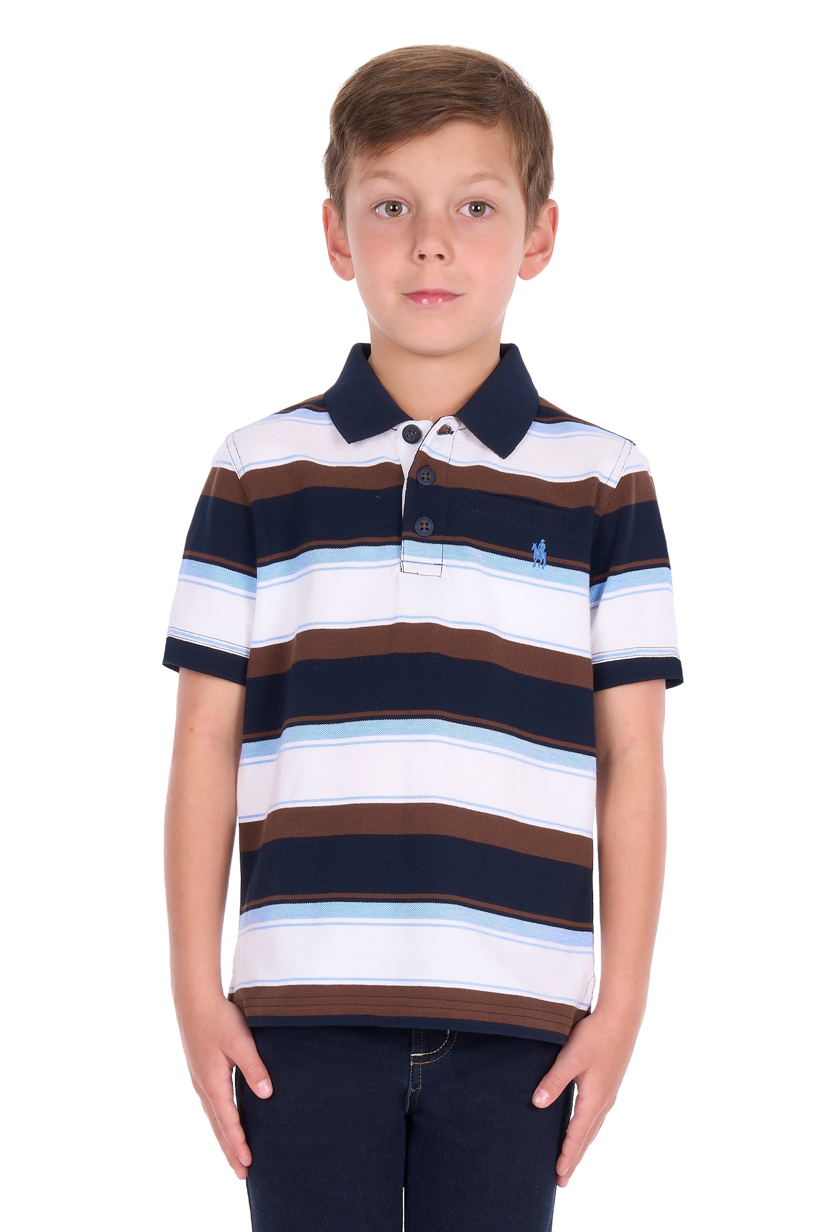 Thomas Cook Boy's Randy 1-Pockt Short Sleeve Polo