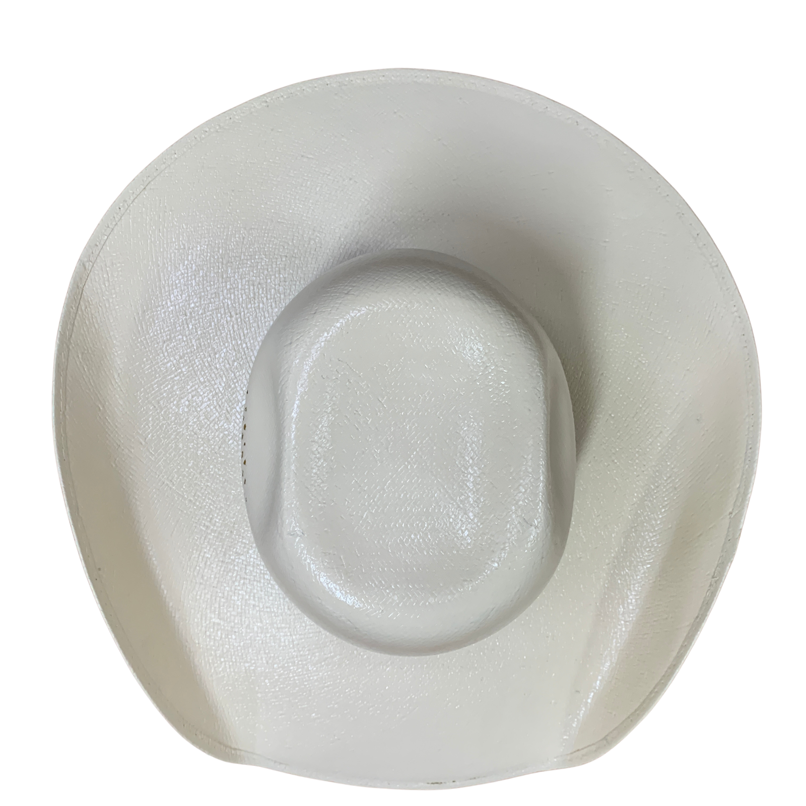 White foam rubber pad on a white background