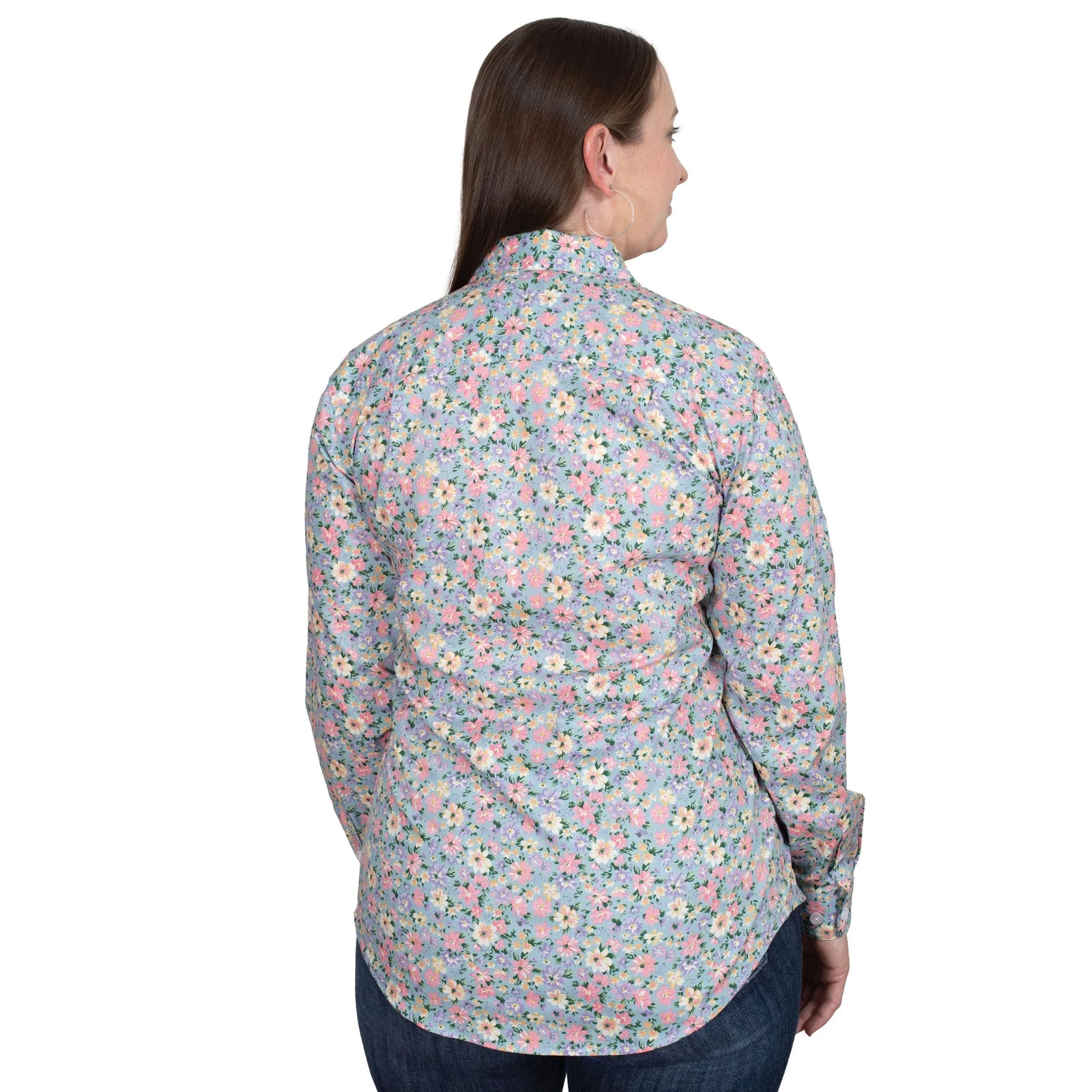 Just Country Women's Abbey Printed L/S Workshirt