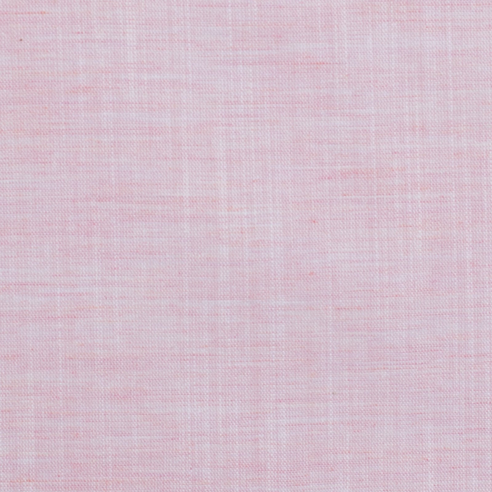 A close-up of a light pink woven fabric texture with a subtle linen-like weave pattern.