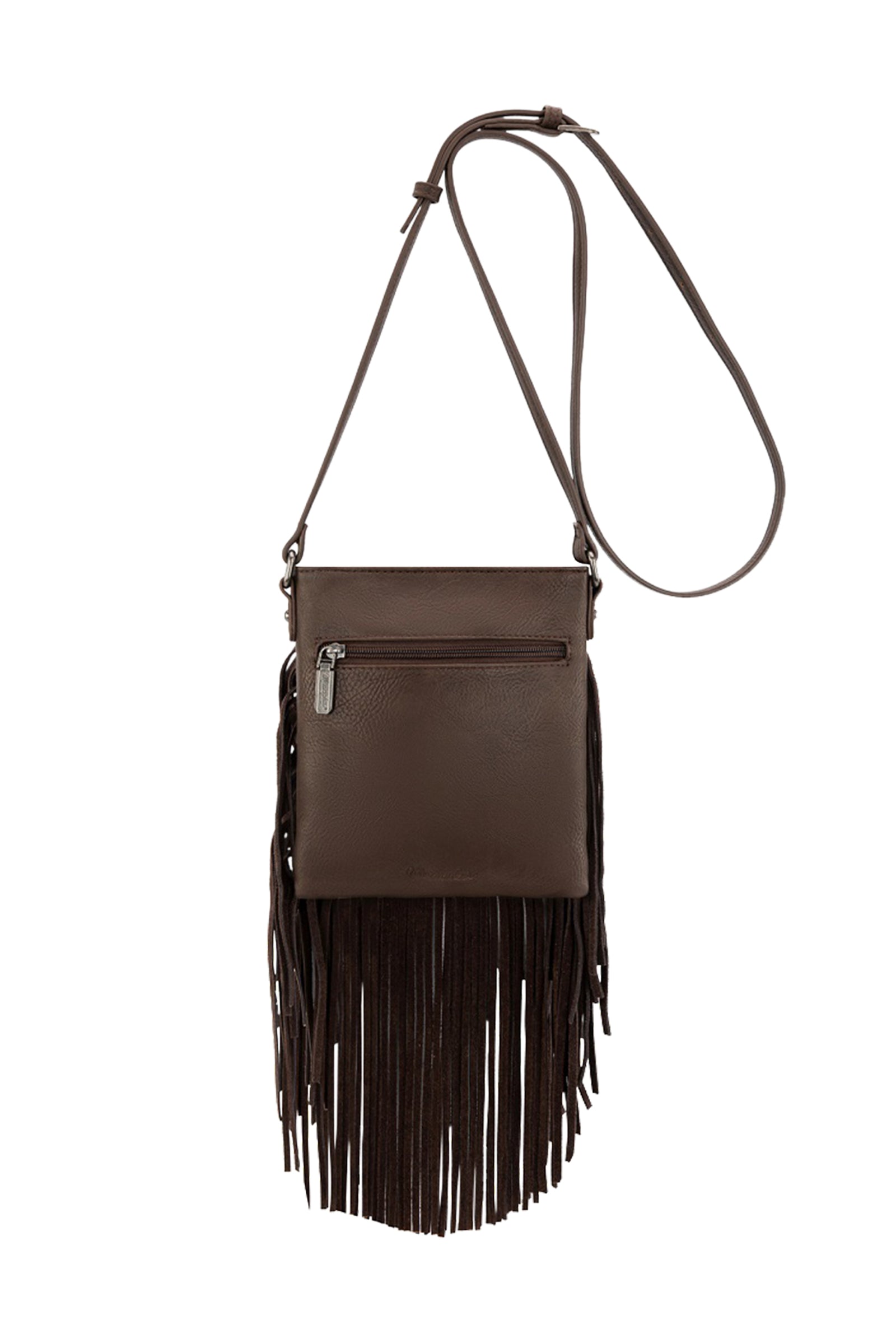Wrangler Women's Denim Pocket Fringe Bag