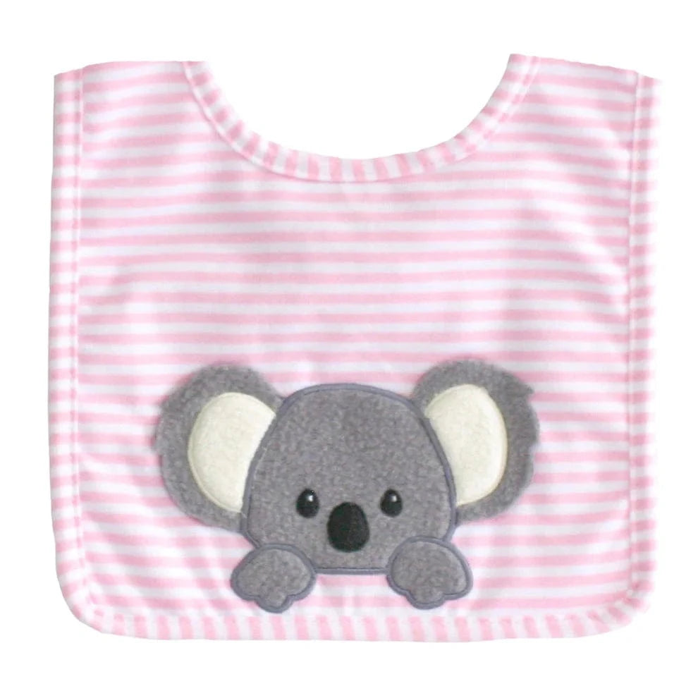Alimrose Baby Koala Bib Pink Alimrose