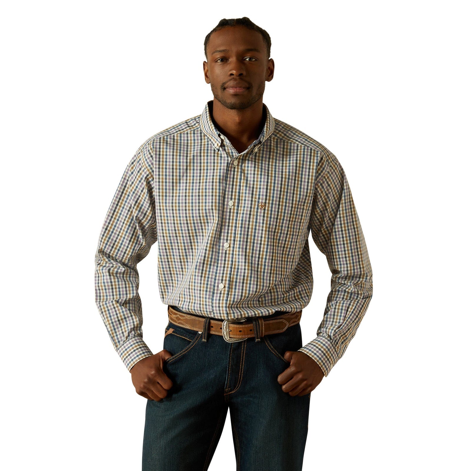Ariat Men's Wrinkle Free Dusty Long Sleeve Western Shirt Ariat