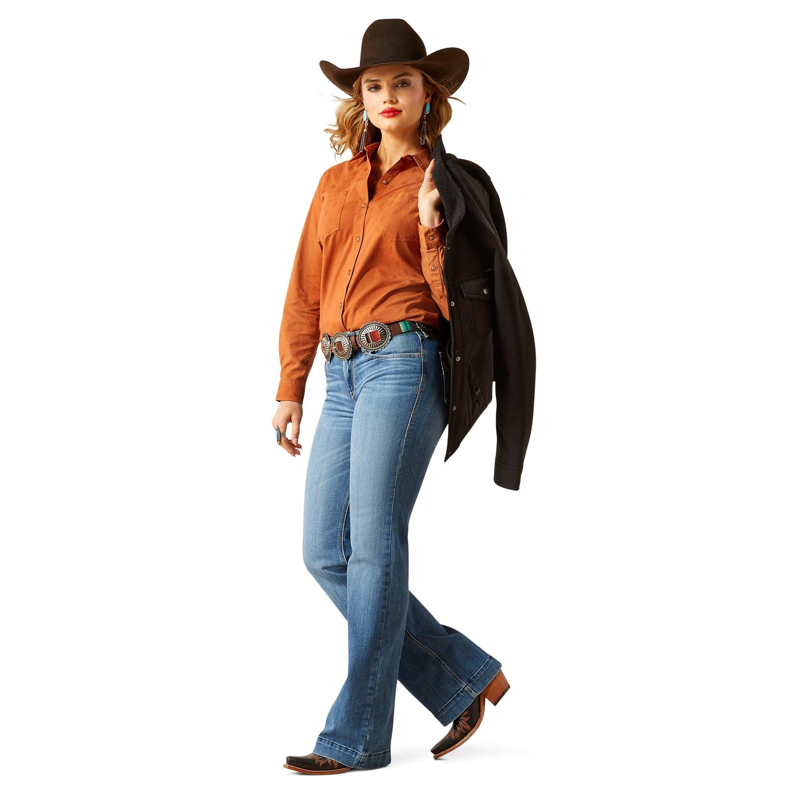 Ariat Women's Billie Jean Long Sleeve Western Shirt Ariat