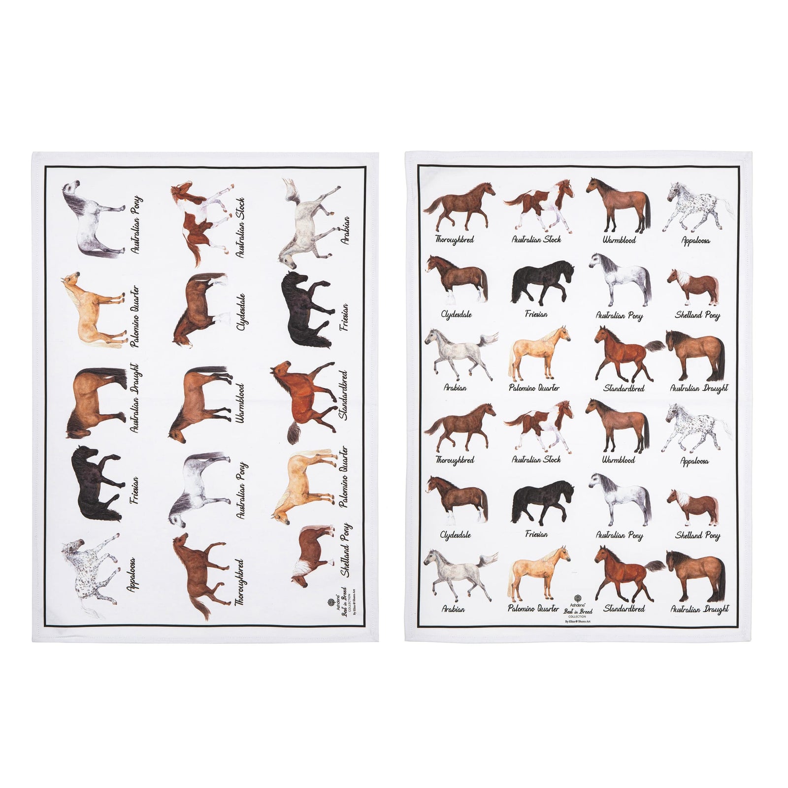 Ashdene Best In Breed Horse 2pk Kitchen Towel Ashdene