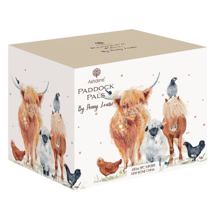 Ashdene Paddock Pals Mug 3 Piece Infuser Ashdene