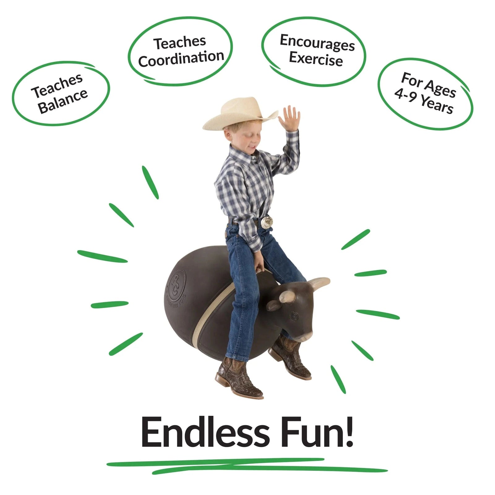 Big Country Toys Bouncy Bull Big Country Toys