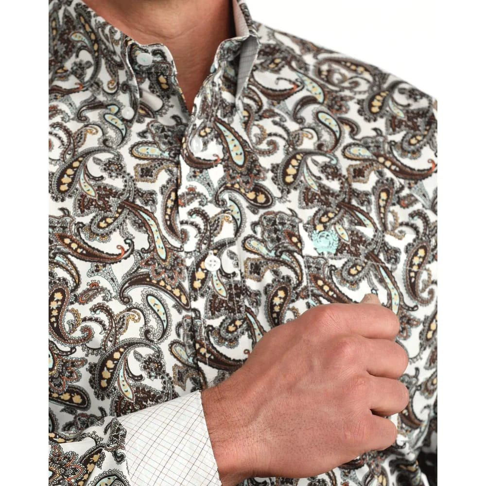 Cinch Men's Classic Fit Button-Down Western Shirt Cinch