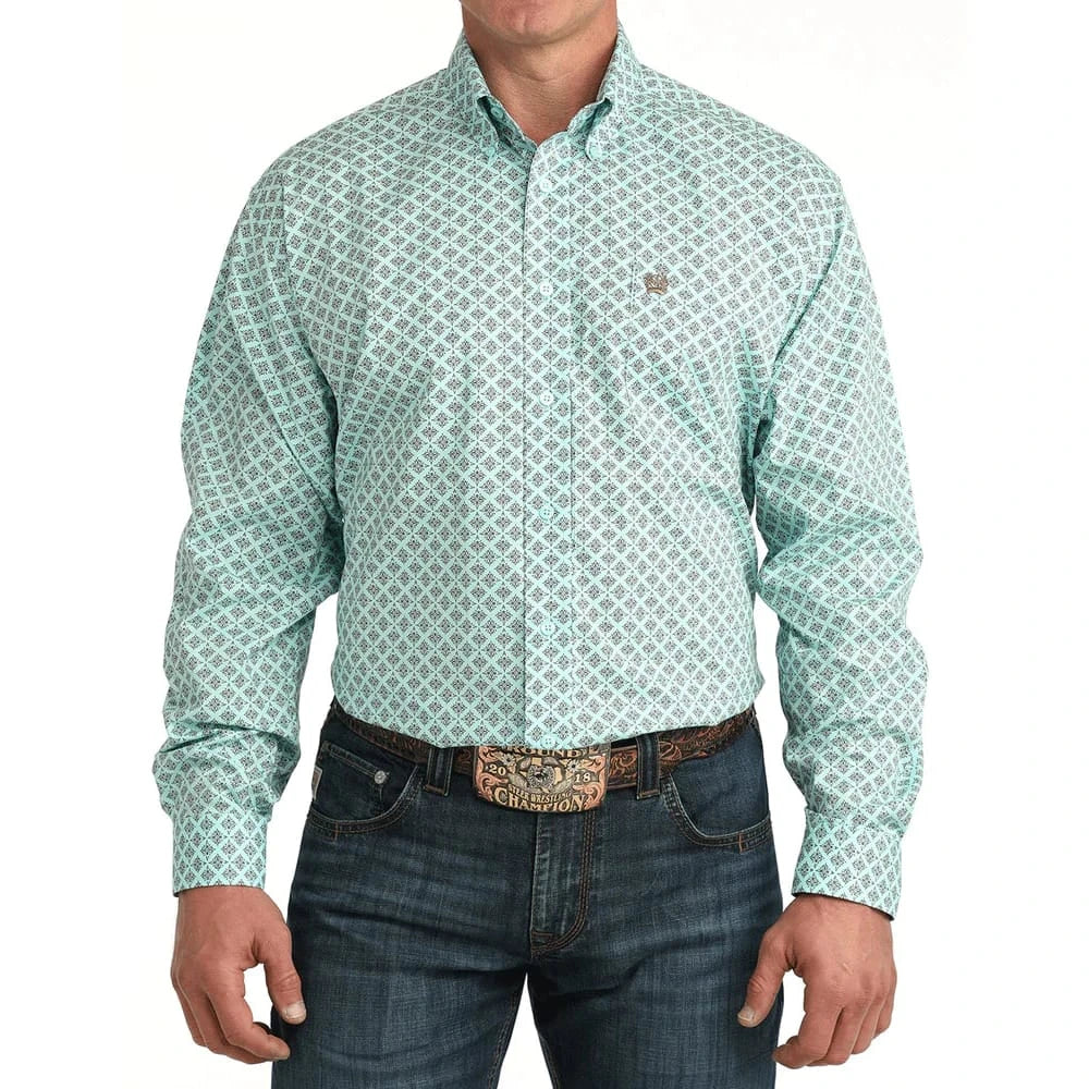 Cinch Men's Stretch Classic Fit Button-Down Western Shirt Cinch