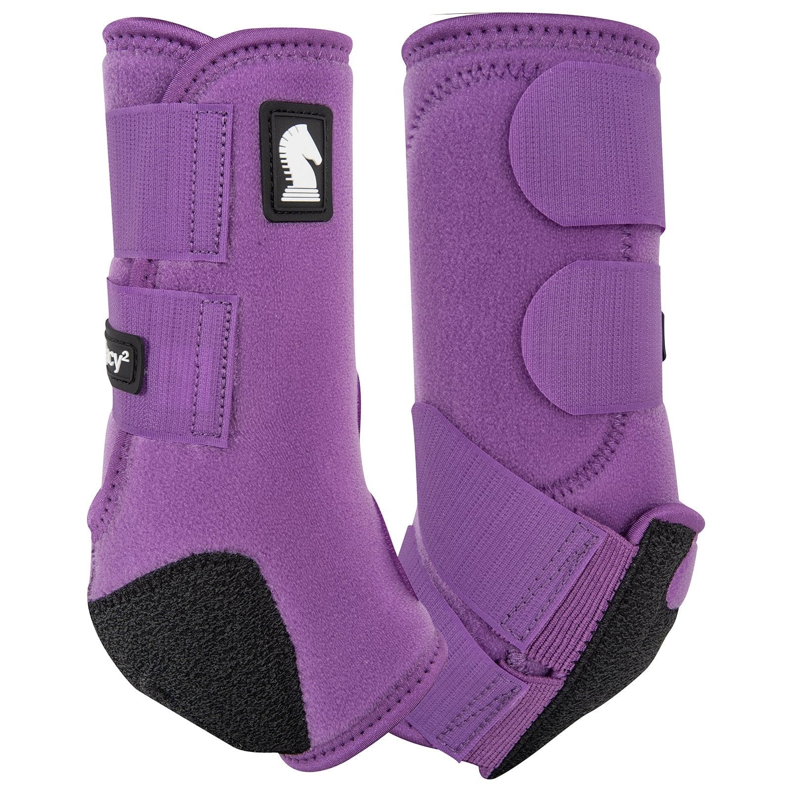 Classic Equine Legacy2 Violet Purple Front Support Boots Classic Equine