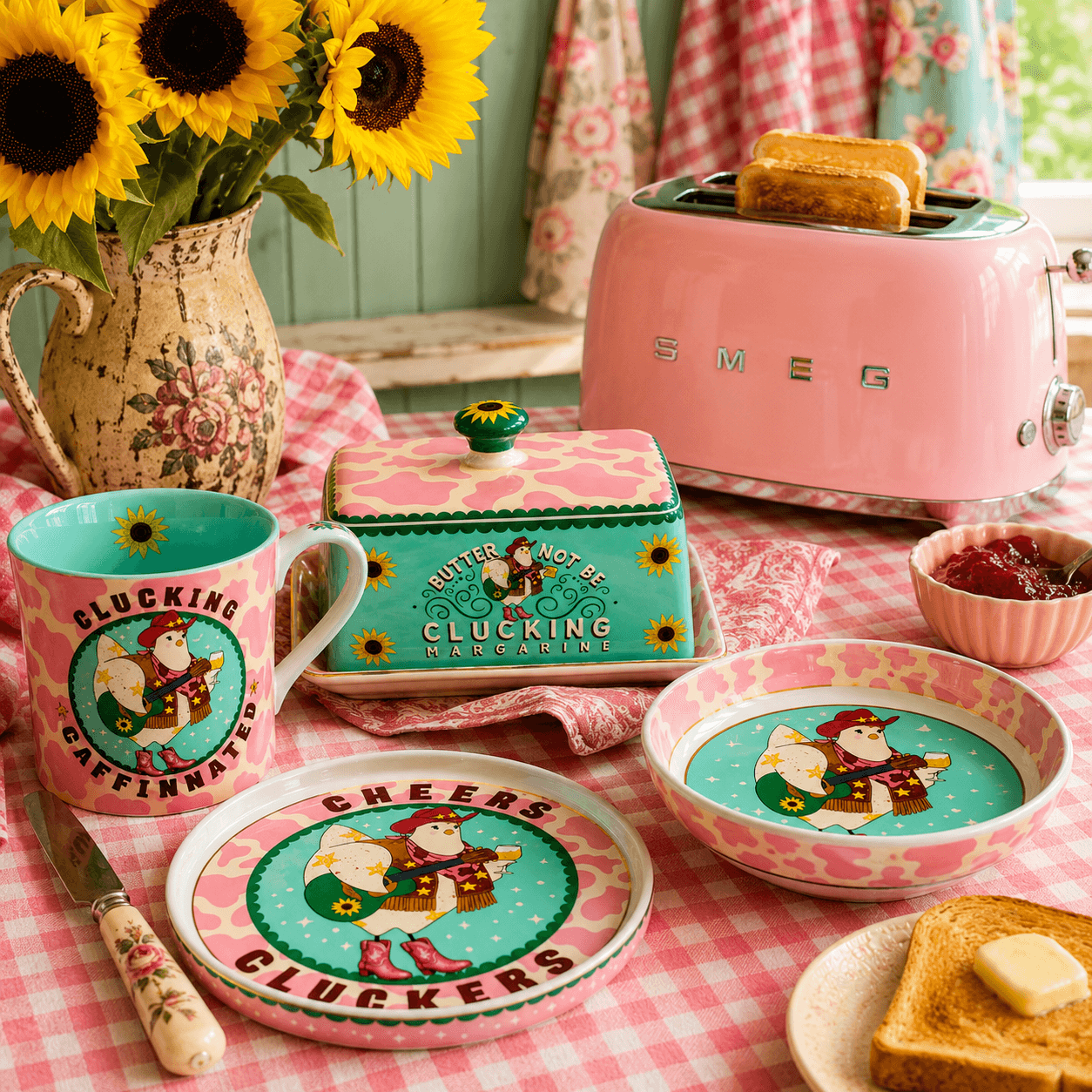 DWBH 'Cluckers' The Brew Me Up Mug DWBH Homewares