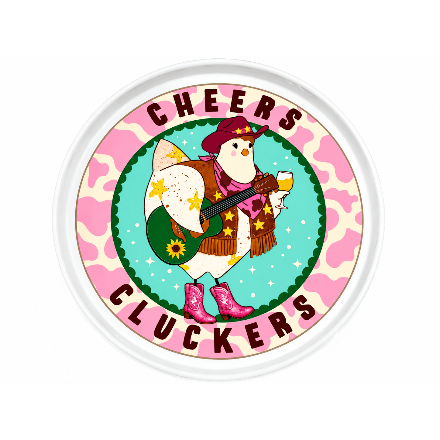 DWBH The Lil' Graze Plate 'Cluckers' DWBH Homewares